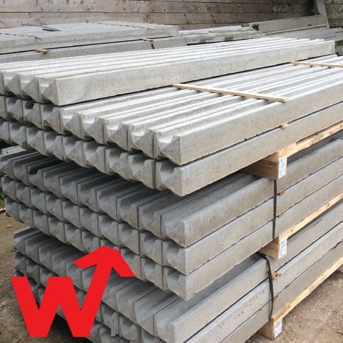 Concrete fence posts 8ft - concrete,