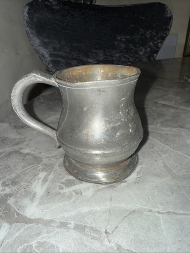 Pewter tankard half pint - tankard,