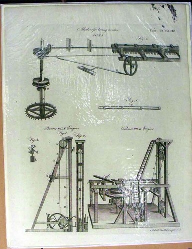 Old antique print - old,