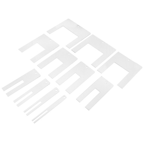 11pcs acrylic pleat maker - pleat,