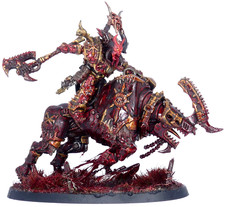 Warhammer 40K World Eaters Lord on Juggernaut Lord Invocatus Conversion