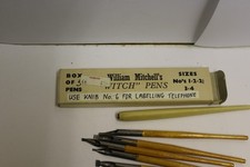 William Mitchell’s WITCH PENS -contains 5  Plus carrier pen and 5 nibs