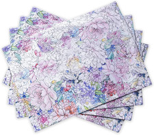 Placemats Set of 4 100% Cotton