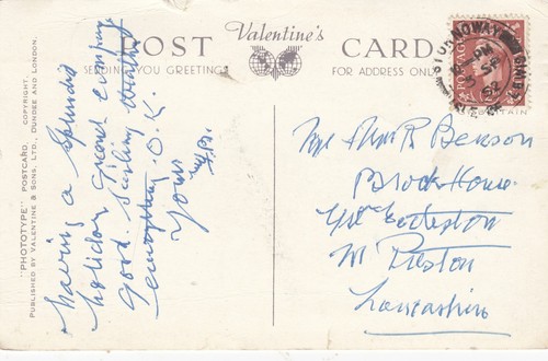 Stornoway isle lewis - of, 1952