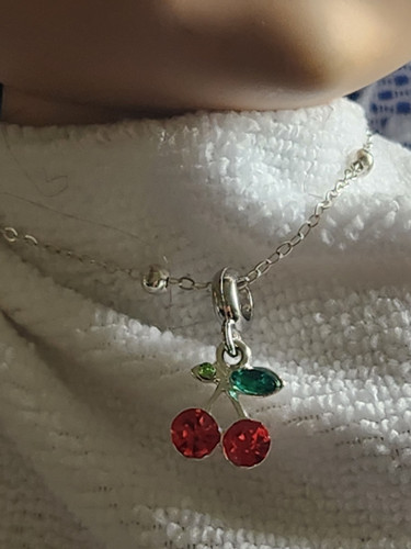 Handmade silver tone necklace - handmade,