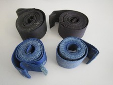 DINGHY 4 lengths of 48/50mm wide webbing ex toestraps  USED