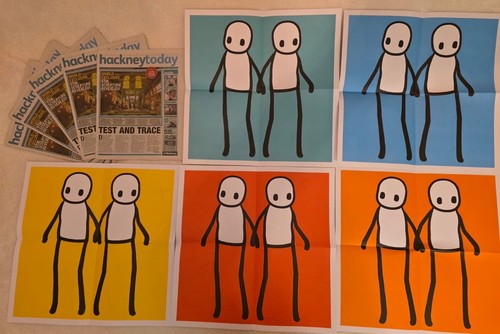 Stik holding hands full - full, set
