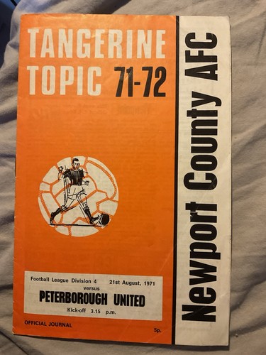 Vintage football programme - vintage,