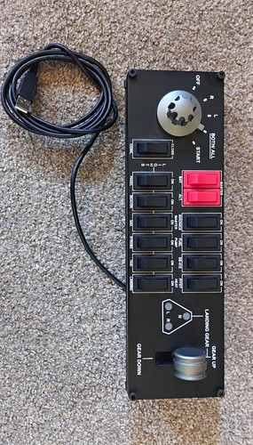 Logitech flight switch panel - logitech,