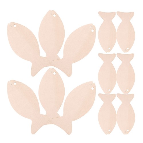 64pcs durable wooden - 64pcs, fish