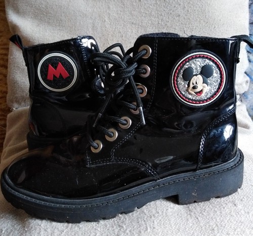 Disney zara black patent - disney,