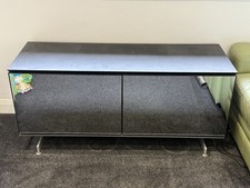 B&O BANG AND OLUFSEN BEOSYSTEM 3 CABINET TYPE 2186 RARE DARK MIRROR DOORS