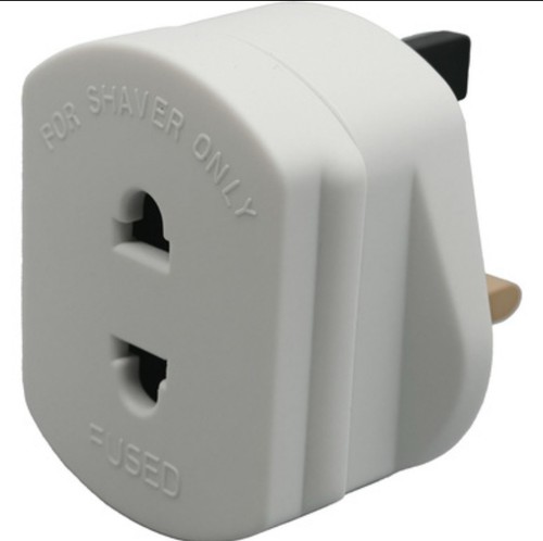 Shaver adapter plug - adapter, socket