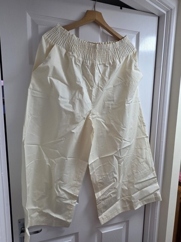 Zara cream shirred high waist - shirred,