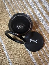 Opteka 0.35X HD2 Macro Fisheye Lens with Front and Back Cap