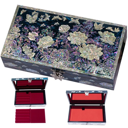 Mother pearl blue lacquer - mother,