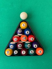 1 1/4” diameter pool balls