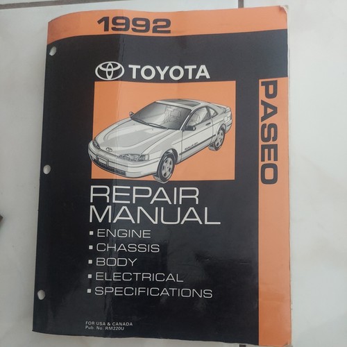 1992 toyota paseo - 1992, service