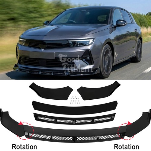 Glossy black front bumper - black,