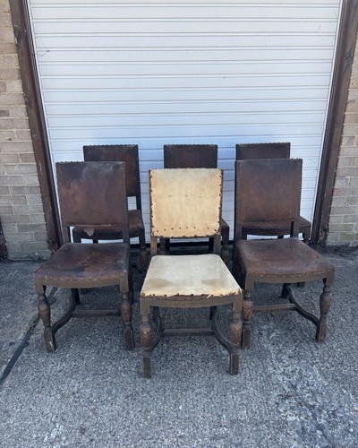Set antique oak dining - antique,