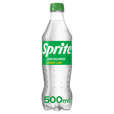 Sprite Lemon Lime Original 12 x 500ml Bottles Low Calorie Soft Drink