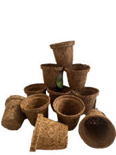 3Type Coconut COIR FIBRE POTS Natural Biodegradable Seed Plant Pots For Garden