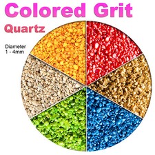 500g/0.5kg Coloured - Sand, Marble, Glass - ART CRAFT- 200 Colours/Size Options.