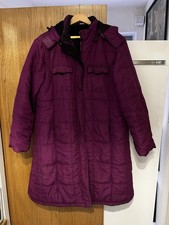 Cotton Traders Purple Women's Padded Coat Size 22