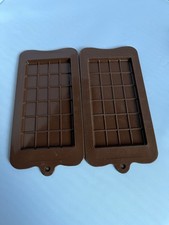 2 Pack Large Silicone Chocolate Bar Molds Silicone Candy Mould (not Deep)