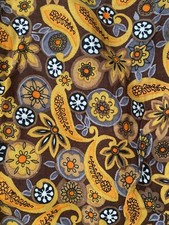  70s Vintage Paisley Print