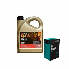 Triple QX TQX A3 B4 5W40 Engine Oil 5L Audura Oil Filter Service Kit 5 Litre