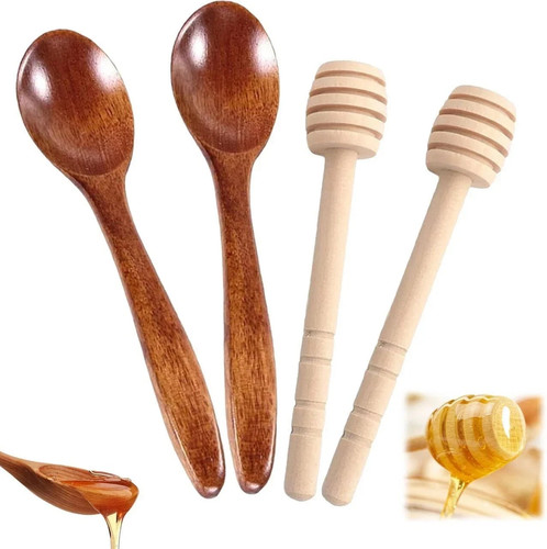 Pcs honey spoons - 4,