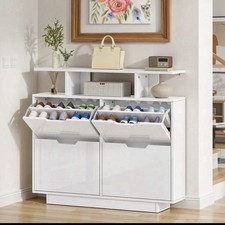 High gloss shoe storage - high,