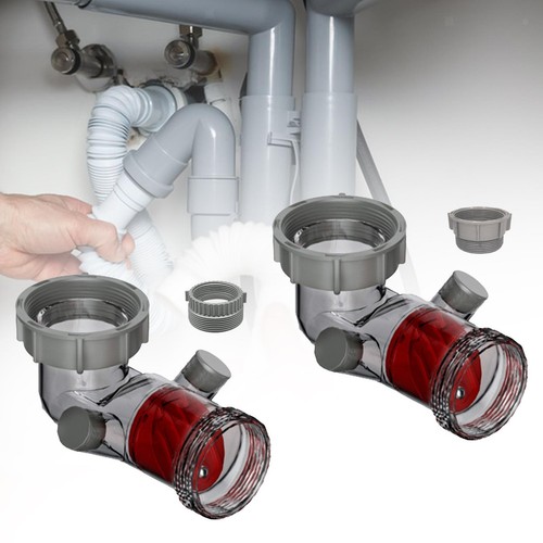Visible sink drain backflow - visible,