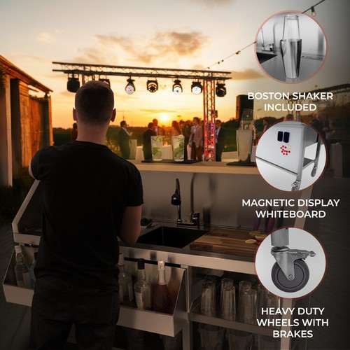 Mobile cocktail bar - cocktail,