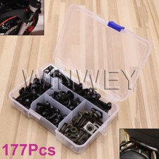 Hot Black Fairing Bolts Kit