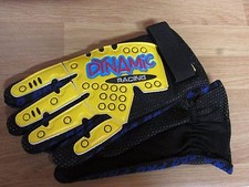 Dynamic  MX Motocross Off Road Glove Adult Black/Yellow Quad Gloves Medium T