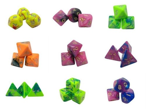 Poly toxic dice - poly, various