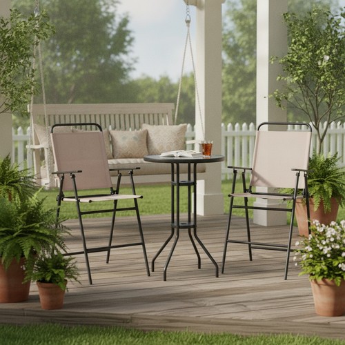 Tangzon 3pc outdoor bistro - 3pc, set