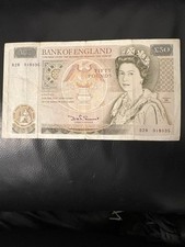 Old Fifty £50 Pound Note 
