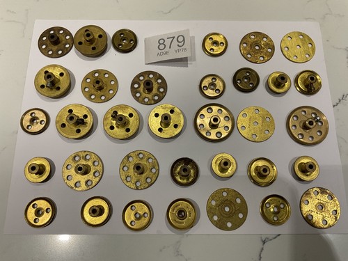 Meccano parts pulleys brass - parts,