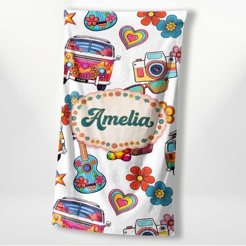 Personalised name beach - name, bath