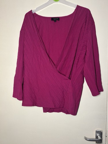 Vanessa zani magenta wrap - wrap, top