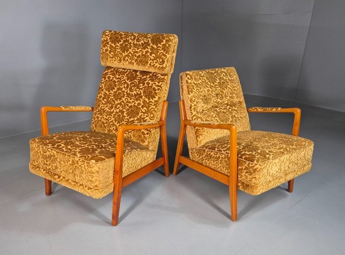 Swedish lounge chairs gold - swedish,