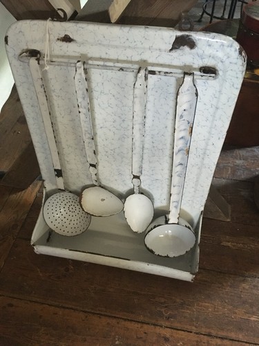 Rare vintage french enamel - vintage,