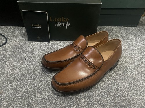 Mens loake turin shoes brown - loake,