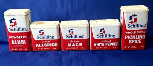 Set vintage 1970s schilling - set,