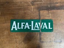 ORIGINAL ALFA LAVAL ENAMEL SIGN ADVERTISING SIGN