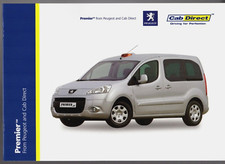 Peugeot Cab Direct Partner Premier Taxi c2011 UK Market Sales Brochure 