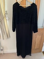 Marina Rinaldi Ladies Black Evening Dress Long 29 (UK 24) (US 20)